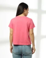 Women San Diego Vacation Printed Regular Fit Crew-Neck T-Shirt - Image 4