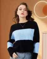 Women Colourblock Oversized Fit T-Shirt